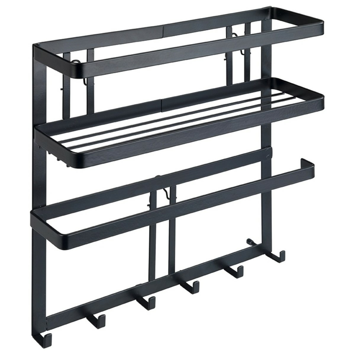 Wenko Multifunkčná kuchynská polička s háčikmi Gala