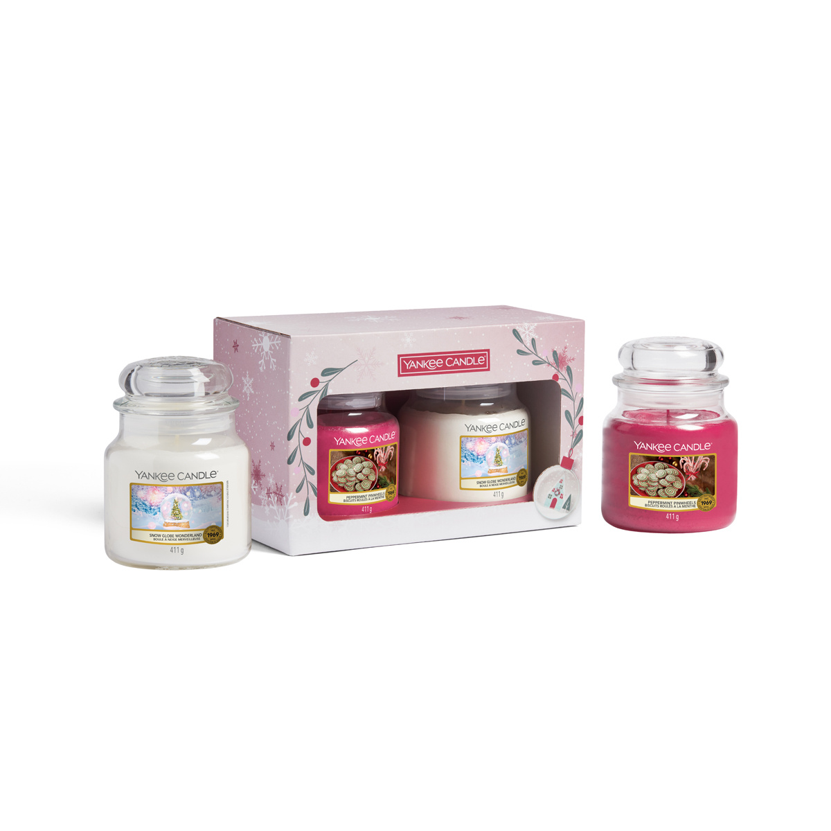 Yankee Candle Vianočná darčeková súprava 2 stredných sviečok Classic Yankee Candle Vianočná darčeková súprava 2 stredných sviečok Classic