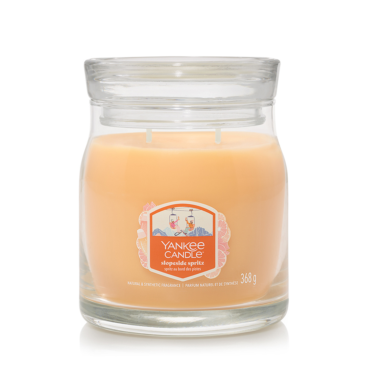 Yankee Candle vonná sviečka Signature v skle stredná Slopeside Spritz Yankee Candle vonná sviečka Signature v skle stredná Slopeside Spritz