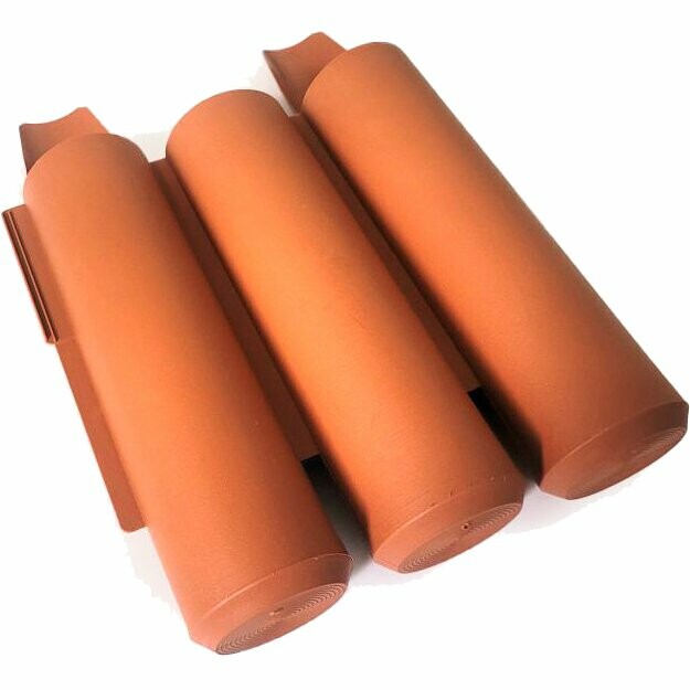 Záhradná palisáda - lem trávnika Maxi terakota