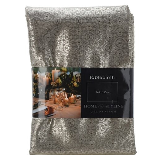 Zamatový obrus tmavosivá