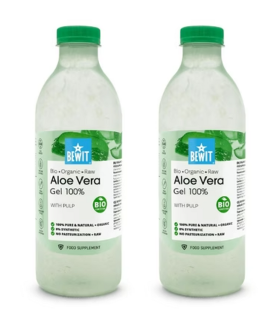 AKCIA 2x Bewit Aloe Vera gel s dužinou BIO RAW