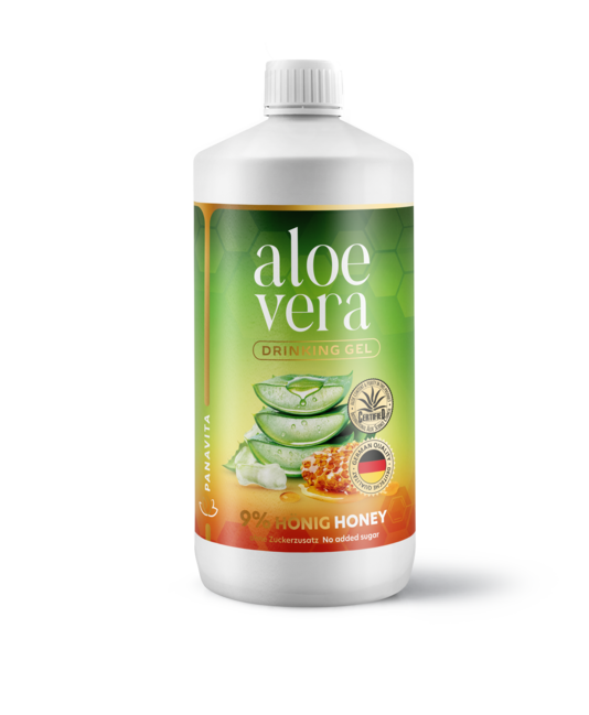 Aloe Vera gel na pitie s medom