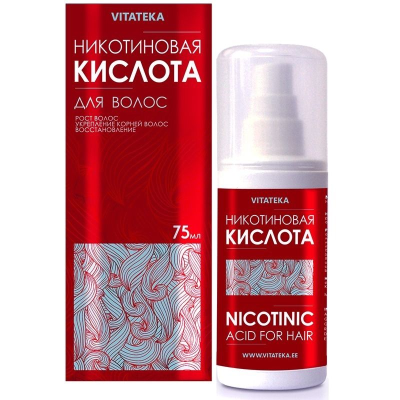 Kyselina nikotínová na vlasy – 75 ml – Vitateka