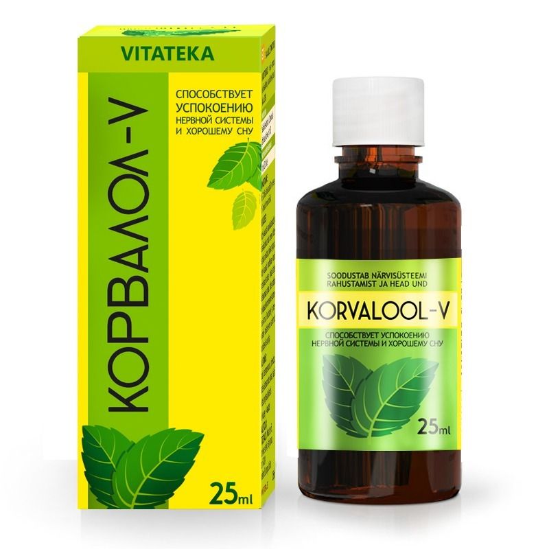 Corvalol-V – bylinné kvapky – 25 ml – Vitateka