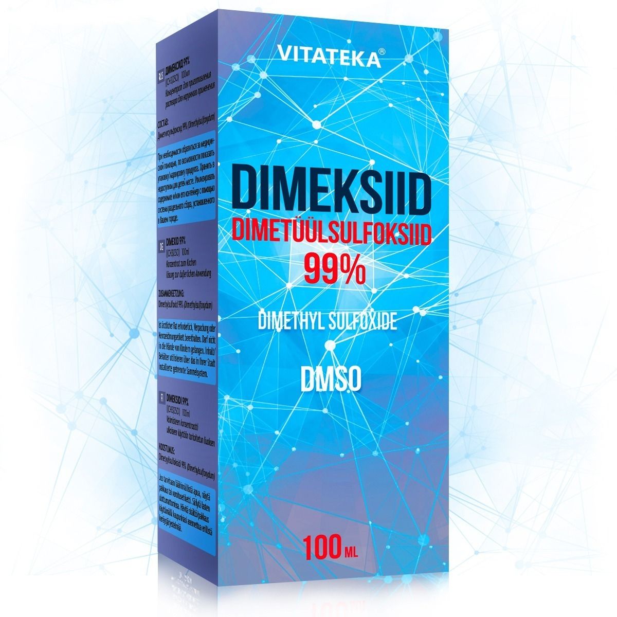 Dimexid (DMSO) – roztok na vonkajšie použitie – 100 ml – Vitateka