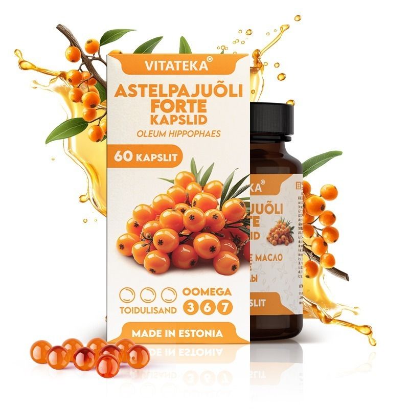 Rakytníkový olej Forte – 60 kapsúl – Vitateka