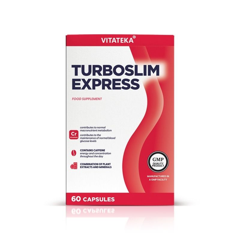 TURBOSLIM Express – komplex pre štíhlu líniu a energiu – 60 kapsúl – Vitateka
