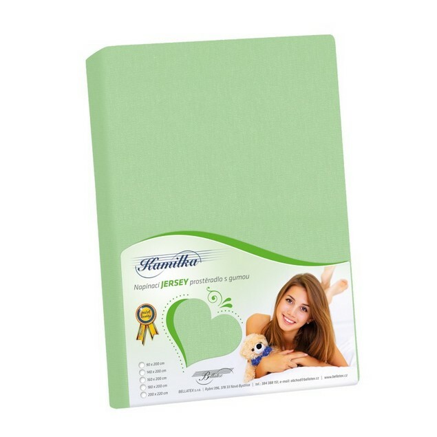 Bellatex Jersey prestieradlo Kamilka svetlozelená