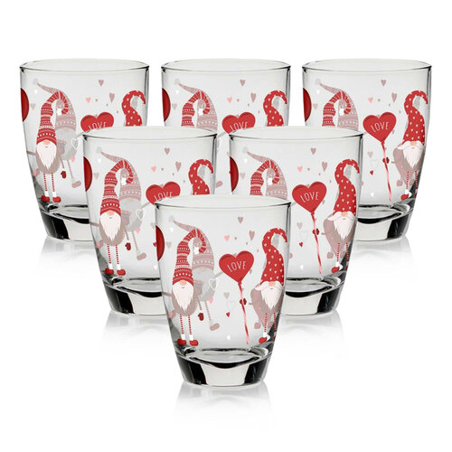 Cerve Sada pohárov Happy Elf 300 ml