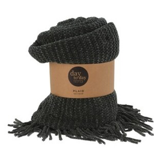 Pléd ženilkový antracitová