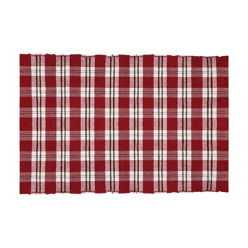 Boma Trading Prestieranie Happy check vínová/čierna