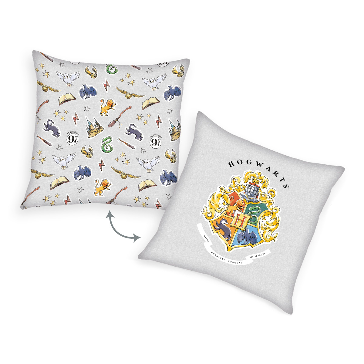 Herding Vankúšik Harry Potter svetlosivá