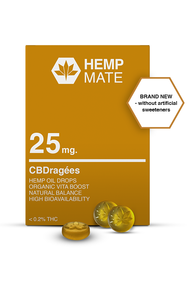 HEMPMATE CBD dražé 25